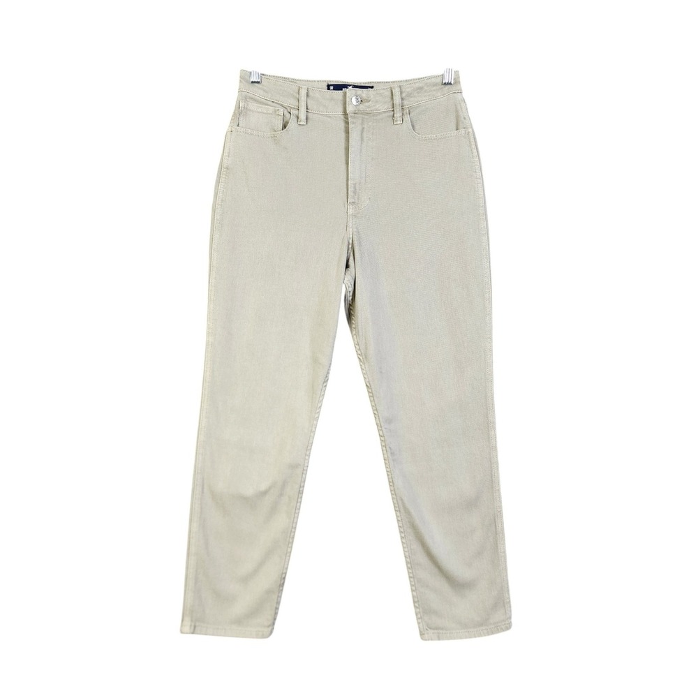 Hollister Womens Ultra High-Rise Mom Ankle Jeans Vintage Stretch Size 29 Taupe